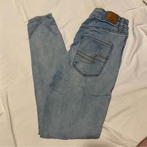 American eagle super curvy hi-rise jeans